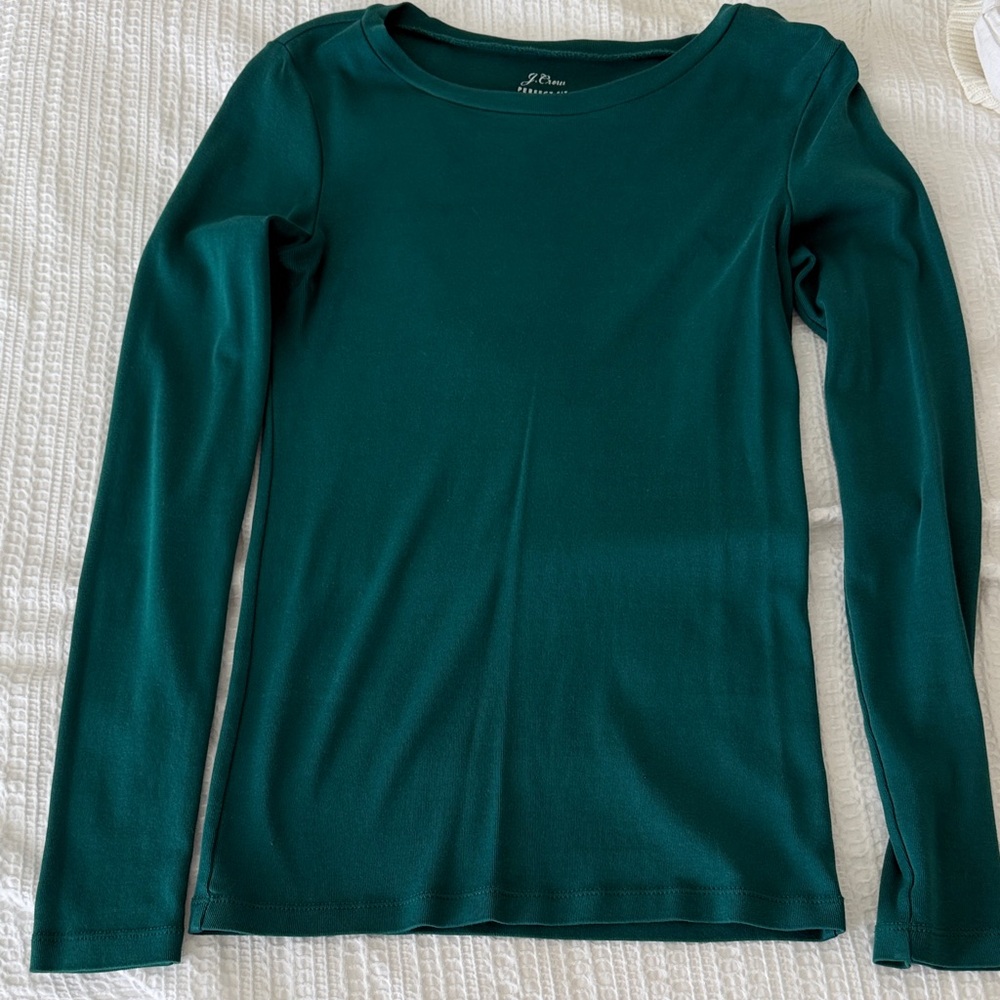 Women's Teal Long Sleeve Top